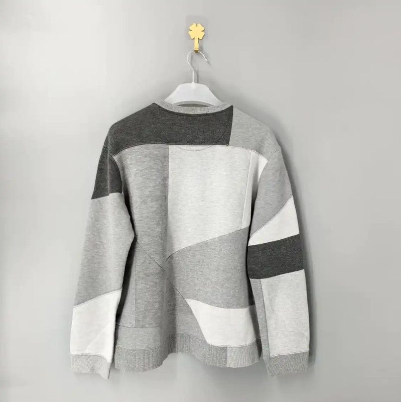 Valentino Valentino Gray Cotton Men's Sweatshirt 0089 Size US M / EU 48-50 / 2 - 2 Thumbnail