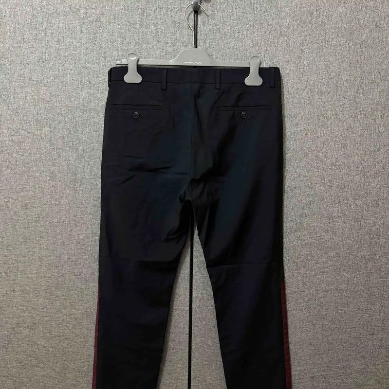 Valentino Valentino Black Wool Check Casual Pants 0089 Size US 26 / EU 42 - 2 Thumbnail