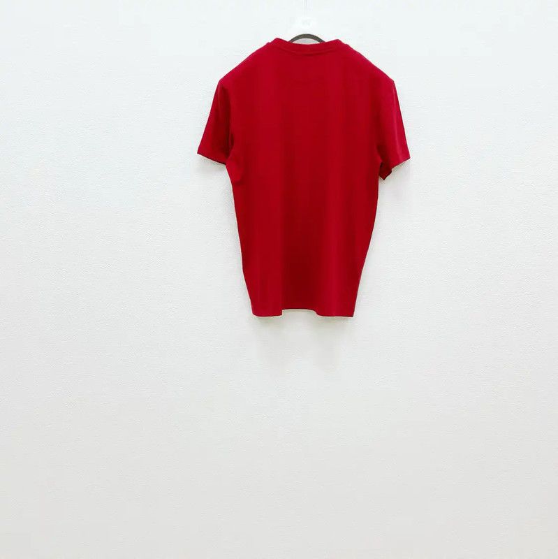 Valentino Valentino Red Cotton Men's Summer T-Shirt 0089 Size US M / EU 48-50 / 2 - 2 Thumbnail