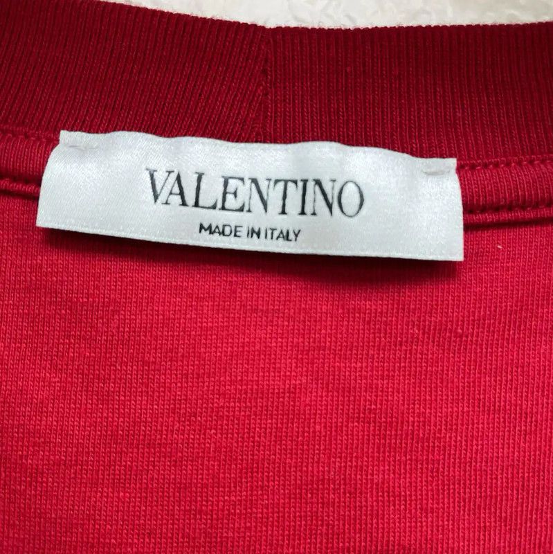 Valentino Valentino Red Cotton Men's Summer T-Shirt 0089 Size US M / EU 48-50 / 2 - 4 Thumbnail