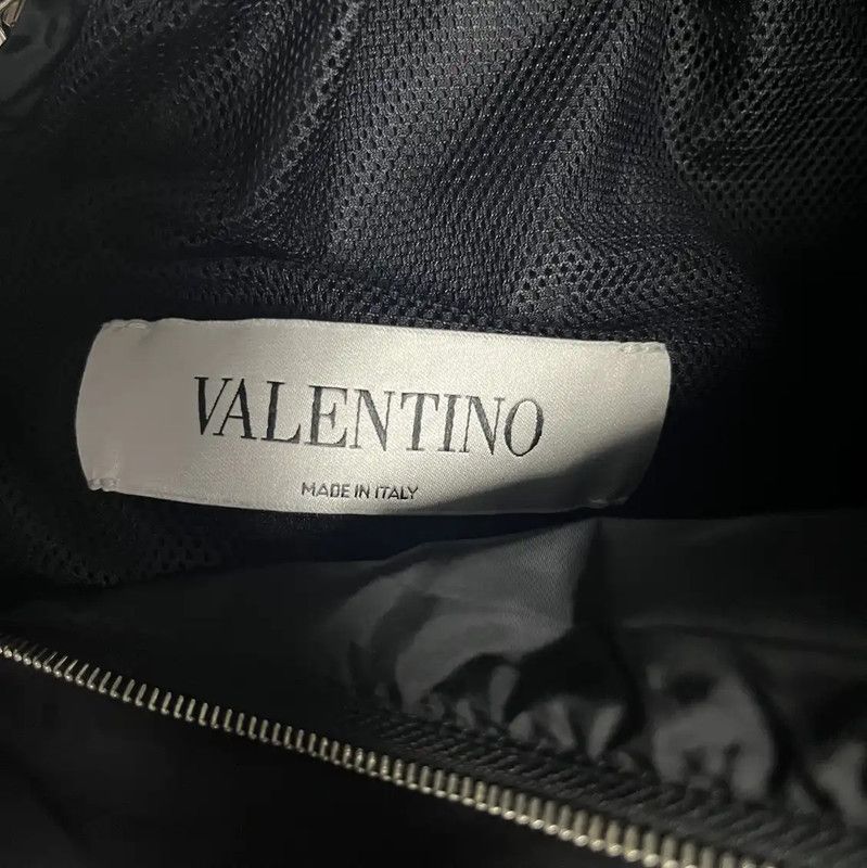 Valentino Valentino Black Nylon Hooded Jacket Size XL 0089 Size US XL / EU 56 / 4 - 3 Thumbnail