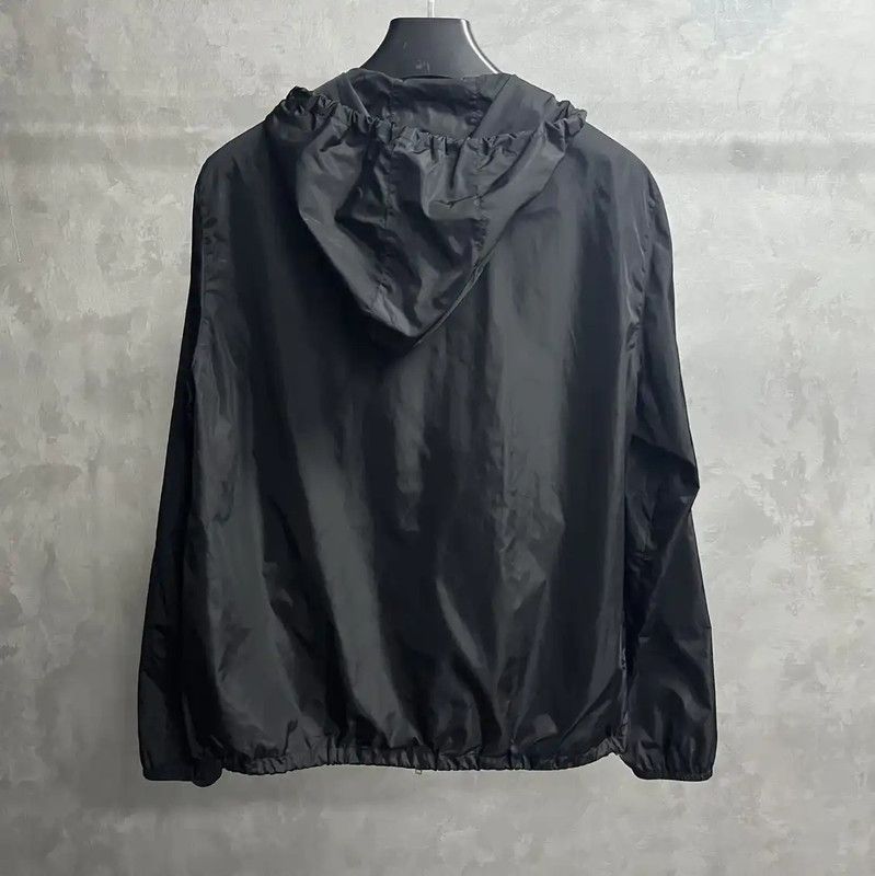 Valentino Valentino Black Nylon Hooded Jacket Size XL 0089 Size US XL / EU 56 / 4 - 5 Thumbnail