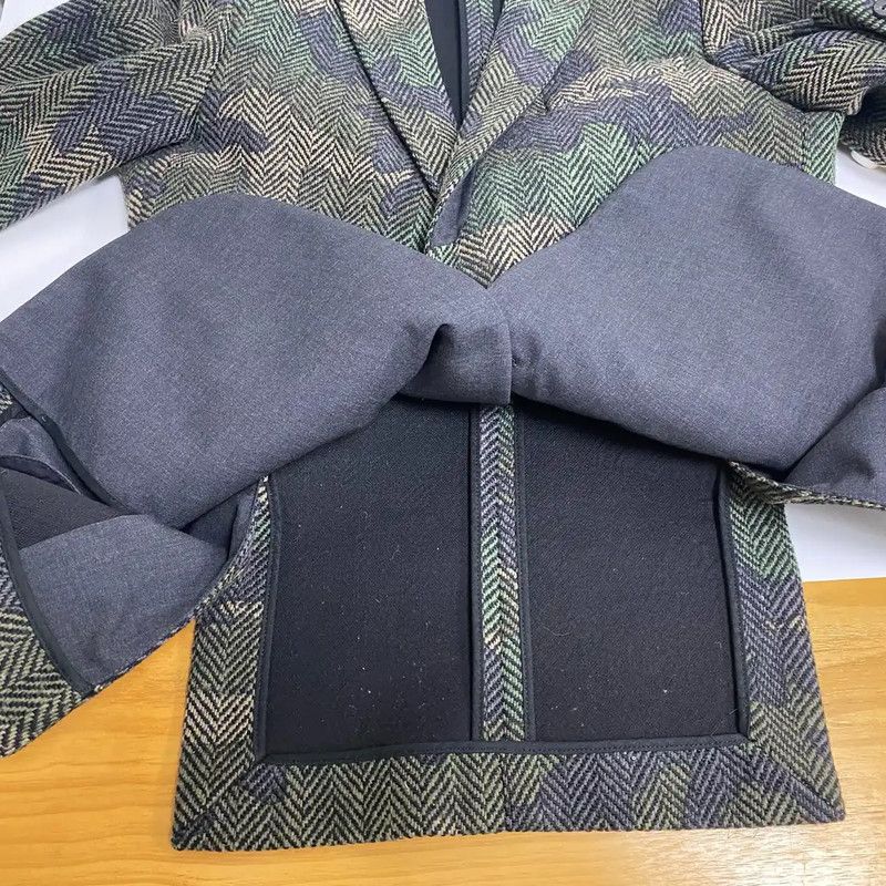 Valentino Valentino Multicolor Wool Men's Jacket 0089 Size US L / EU 52-54 / 3 - 9 Thumbnail