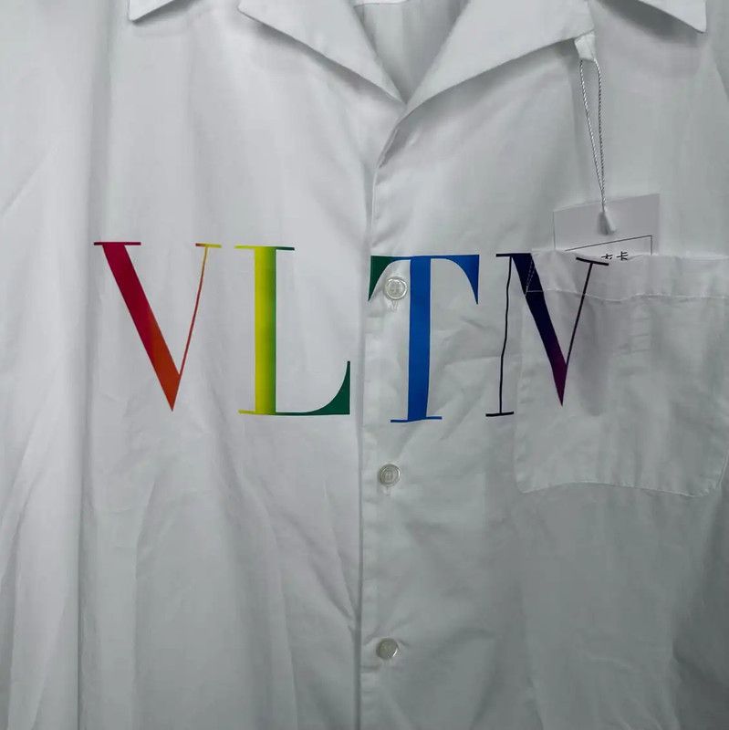 Valentino Valentino Summer White Cotton Short Sleeve Shirt 0089 Size US S / EU 44-46 / 1 - 3 Thumbnail