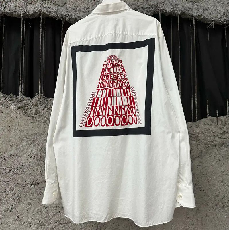 Valentino Valentino Long Sleeve White Cotton Shirt 0089 Size US M / EU 48-50 / 2 - 2 Thumbnail