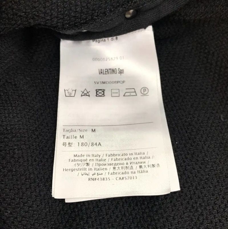 Valentino Valentino Black Cotton Men's Casual Pants 0089 Size US 32 / EU 48 - 6 Thumbnail