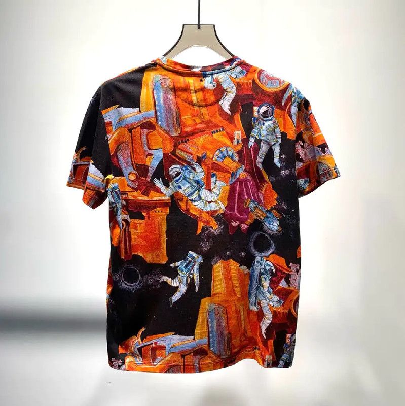 Valentino Valentino Multicolor Cotton Men's T-Shirt 0089 Size US S / EU 44-46 / 1 - 2 Thumbnail