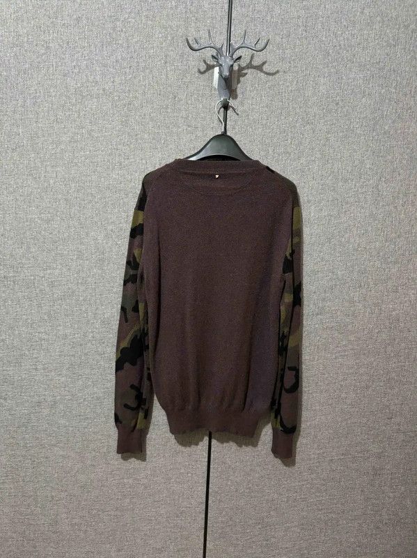 Valentino Valentino Camo Logo Knit Sweater for Men 0089 Size US M / EU 48-50 / 2 - 2 Thumbnail