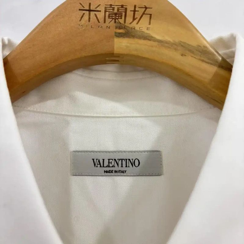 Valentino Valentino Long Sleeve Logo Shirt for Men 0089 Size US L / EU 52-54 / 3 - 4 Thumbnail