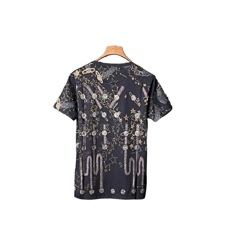 Valentino Valentino Multi-Color Printed Short Sleeve T-Shirt 0089 Size US XS / EU 42 / 0 - 2 Thumbnail