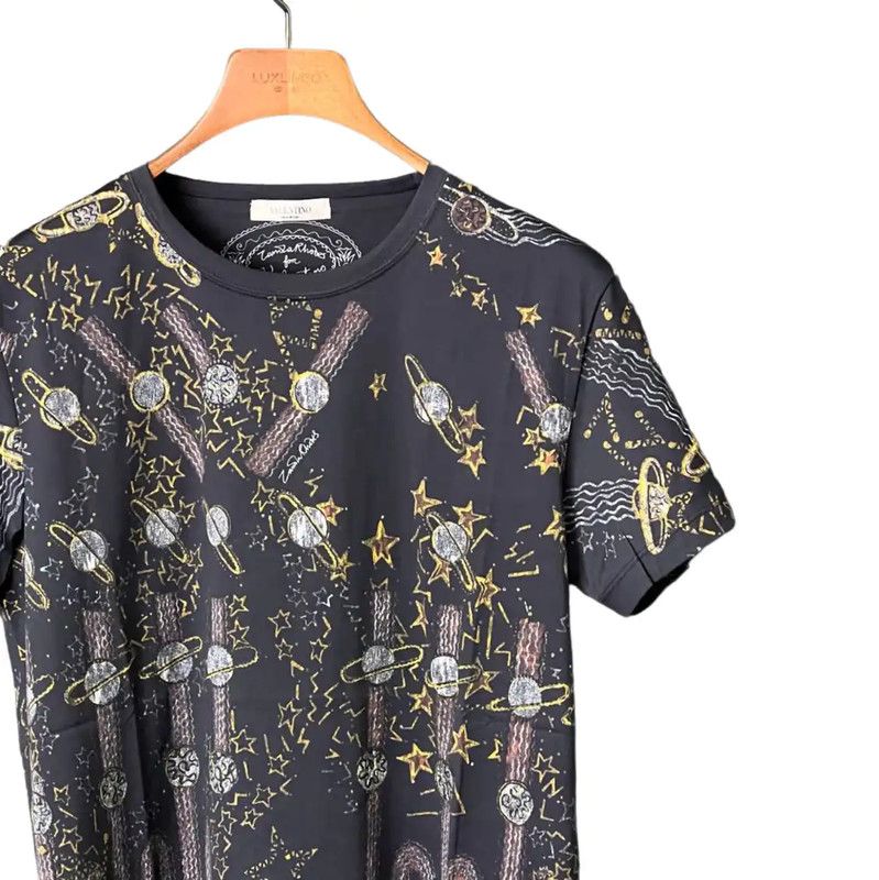 Valentino Valentino Multicolor Cotton Print Short Sleeve T-shirt 0089 Size US S / EU 44-46 / 1 - 3 Thumbnail