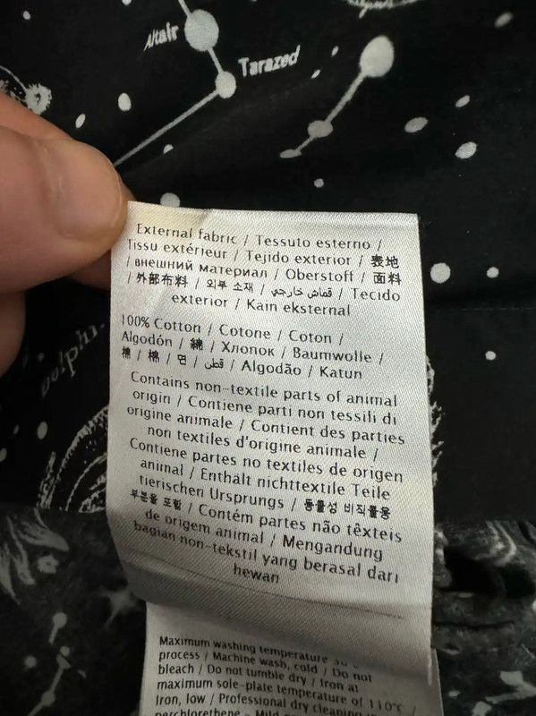 Valentino Valentino Black Cotton Printed Logo Shirt 0089 Size US M / EU 48-50 / 2 - 7 Thumbnail