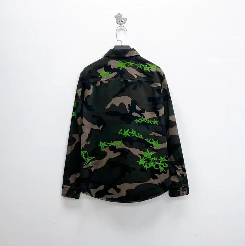 Valentino Valentino Green Camo Long Sleeve Shirt 0089 Size US S / EU 44-46 / 1 - 2 Thumbnail
