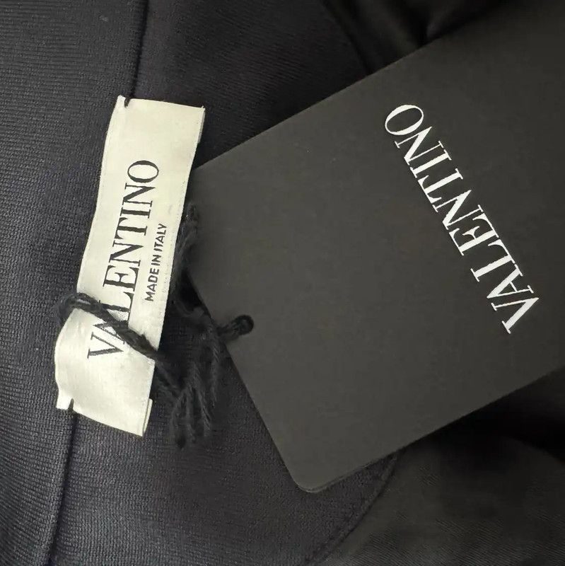 Valentino Valentino Men's Black Embroidered Logo Jacket 0089 Size US M / EU 48-50 / 2 - 3 Thumbnail