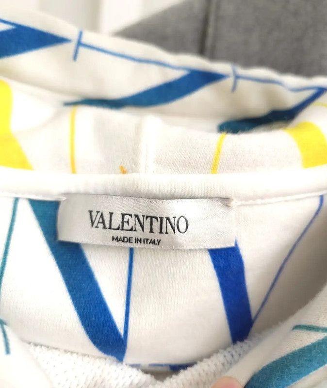 Valentino Valentino Colorful Logo Men's Hooded Sweatshirt 0089 Size US S / EU 44-46 / 1 - 3 Thumbnail