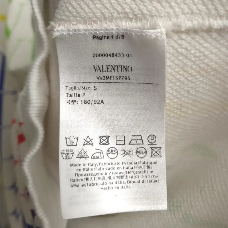 Valentino Valentino Colorful Logo Men's Hooded Sweatshirt 0089 Size US S / EU 44-46 / 1 - 4 Thumbnail