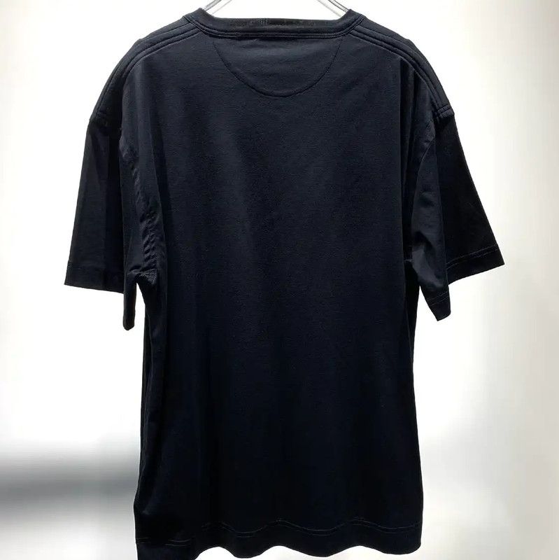 Valentino Valentino Black Cotton Men's T-shirt 0089 Size US L / EU 52-54 / 3 - 2 Thumbnail