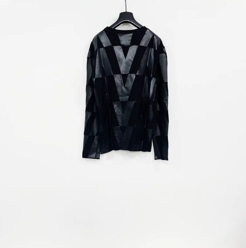 Valentino Valentino Black Wool Long Sleeve Pullover Sweater 0089 Size US L / EU 52-54 / 3 - 5 Thumbnail