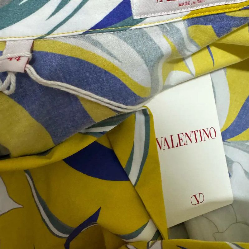 Valentino Valentino Men's Colorful Floral Print Shirt 0089 Size US S / EU 44-46 / 1 - 3 Thumbnail