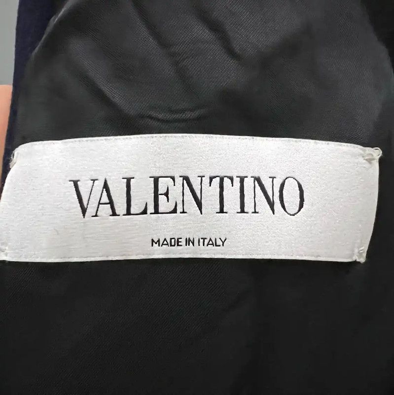 Valentino Valentino Men's Navy Long Coat for Spring 0089 Size US M / EU 48-50 / 2 - 3 Thumbnail