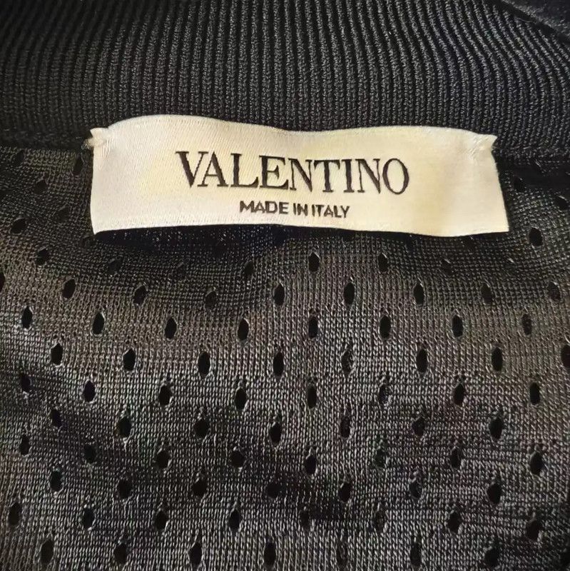 Valentino Valentino Black Men's Bomber Jacket 0089 Size US L / EU 52-54 / 3 - 3 Thumbnail