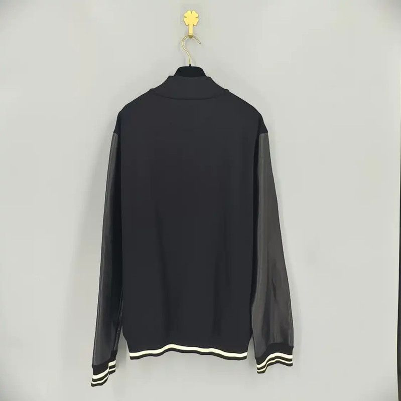 Valentino Valentino Black Men's Bomber Jacket 0089 Size US L / EU 52-54 / 3 - 2 Thumbnail