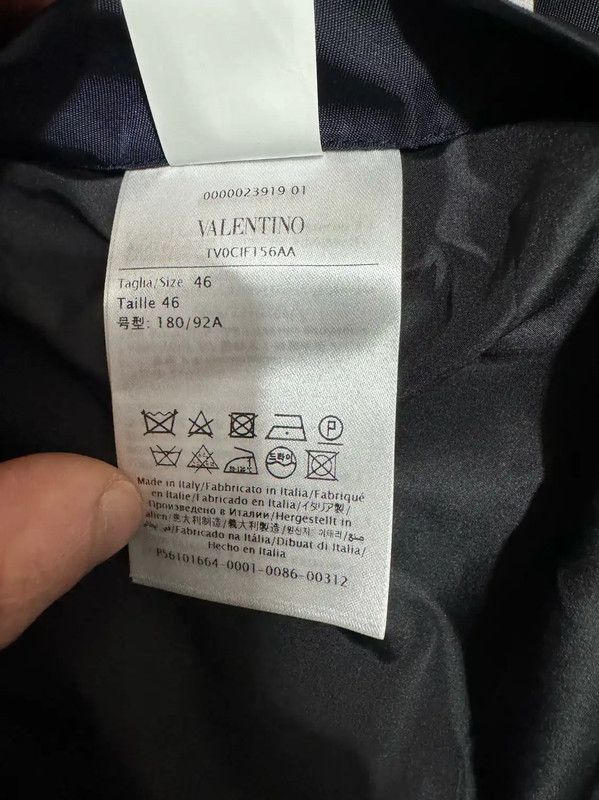 Valentino Valentino Black Printed Nylon Bomber Jacket 0089 Size US S / EU 44-46 / 1 - 6 Thumbnail