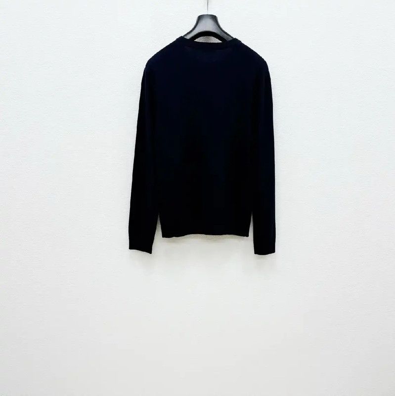 Valentino Valentino Men's Black Wool Long Sleeve Sweater 0089 Size US L / EU 52-54 / 3 - 4 Thumbnail