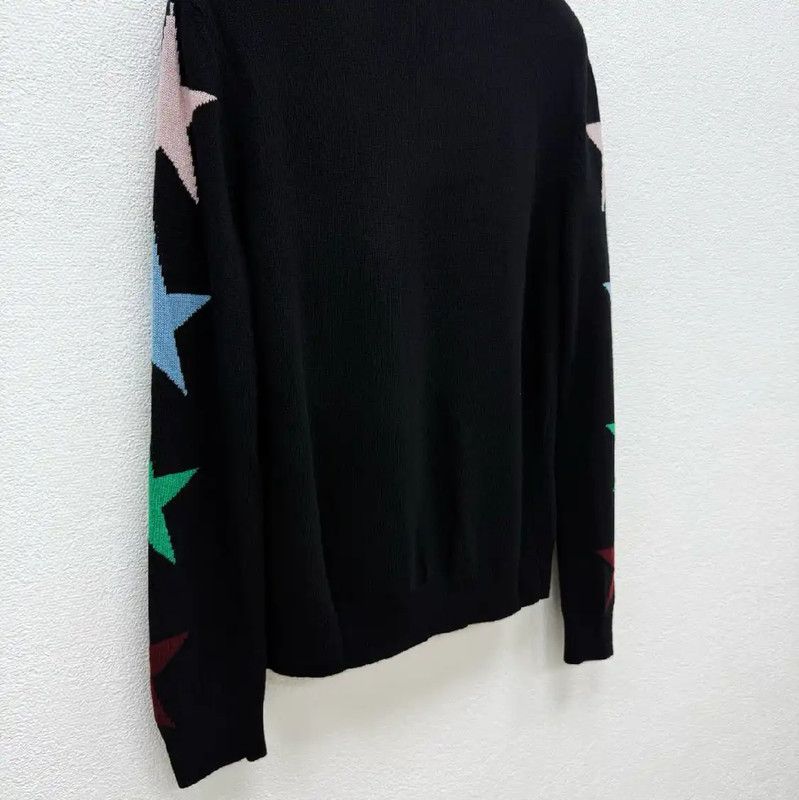 Valentino Black Wool Blend Long Sleeve Sweater 0089