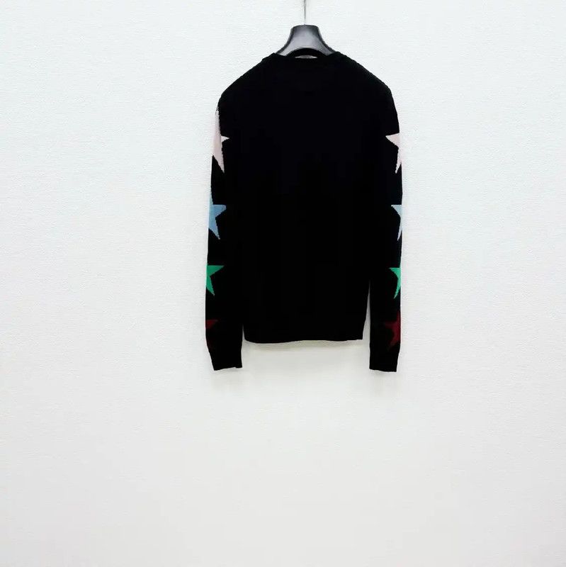 Valentino Black Wool Blend Long Sleeve Sweater 0089
