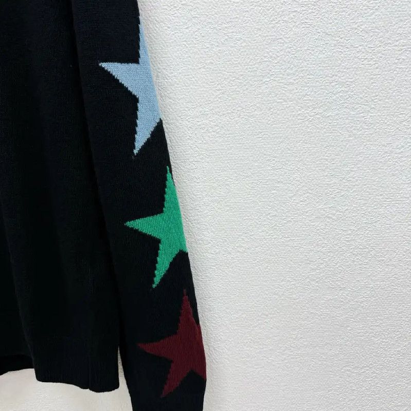 Valentino Black Wool Blend Long Sleeve Sweater 0089