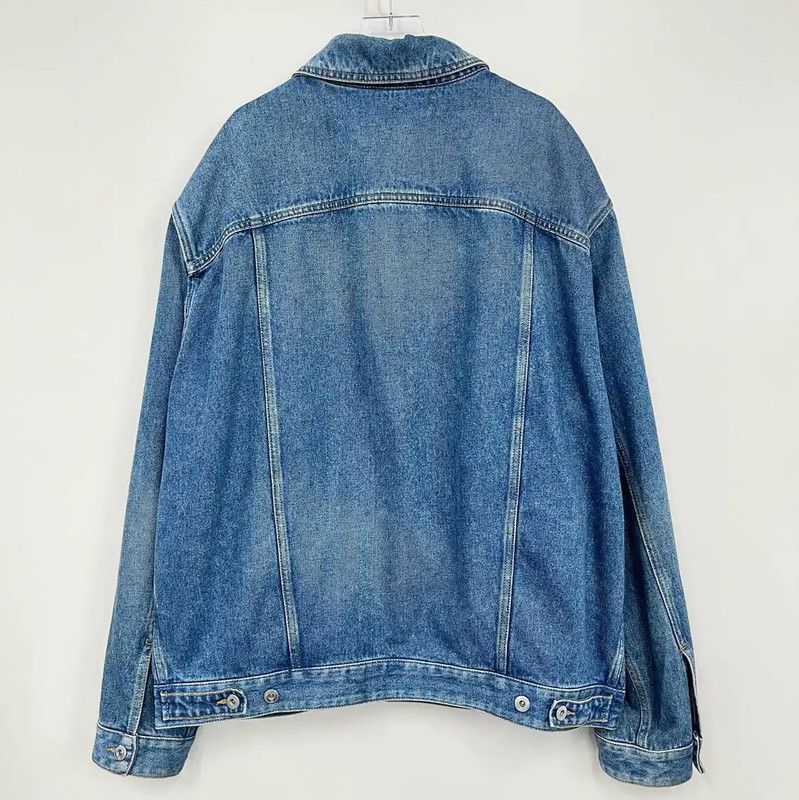 Valentino Valentino Blue Denim Jacket for Men 0089 Size US XL / EU 56 / 4 - 2 Thumbnail
