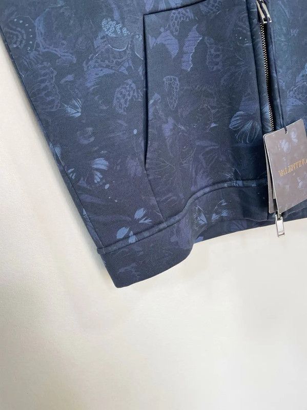 Valentino Valentino Blue Cotton Men's Jacket 0089 Size US M / EU 48-50 / 2 - 4 Thumbnail