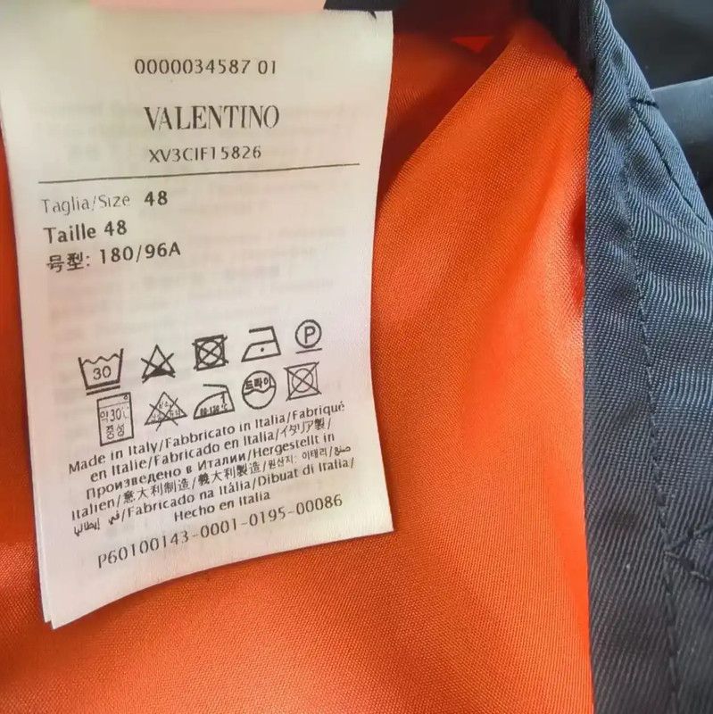 Valentino Valentino Black Men's Outerwear Jacket 0089 Size US S / EU 44-46 / 1 - 5 Thumbnail