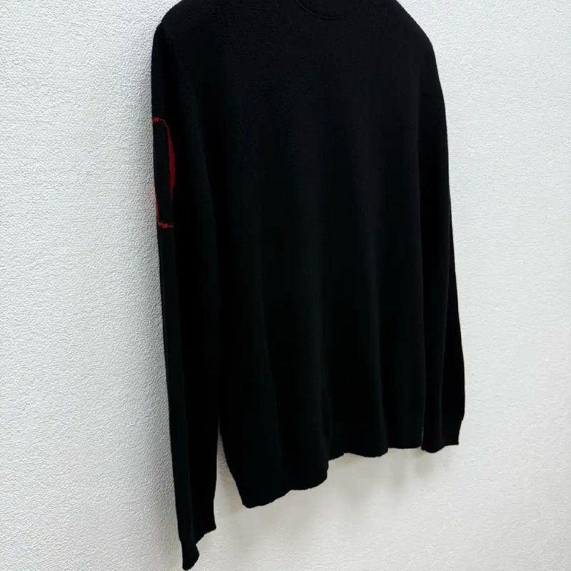 Valentino Valentino Black Cashmere Long Sleeve Sweater 0089 Size US XL / EU 56 / 4 - 4 Thumbnail