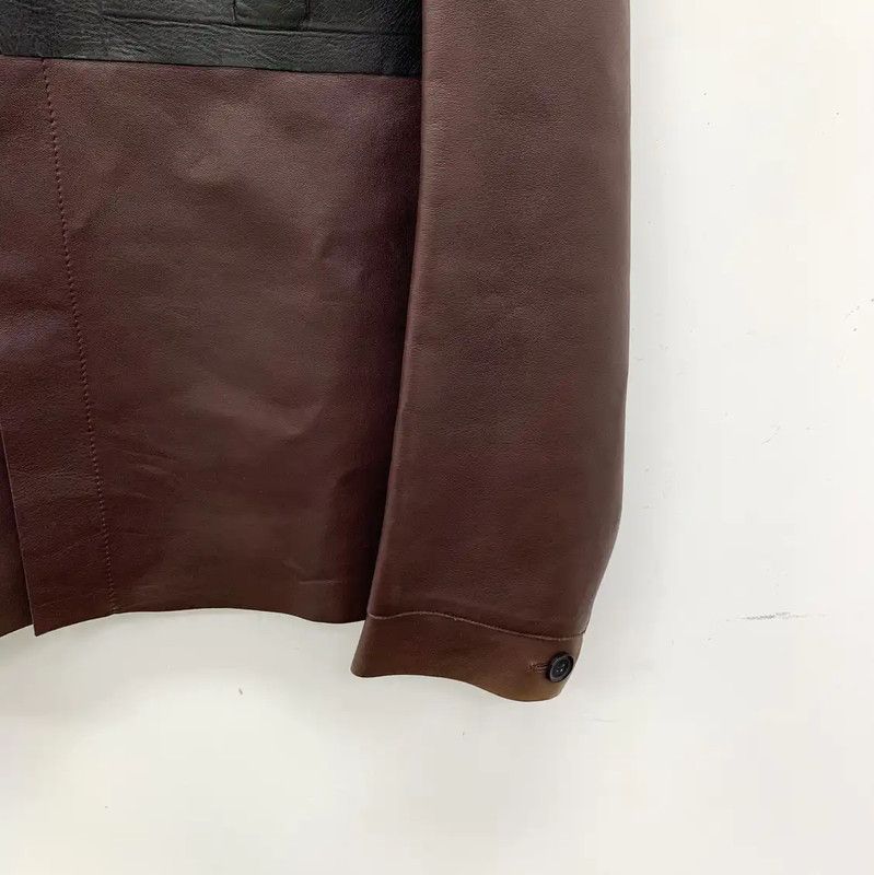 Valentino Valentino Brown Leather Jacket for Men 0089 Size US M / EU 48-50 / 2 - 4 Thumbnail