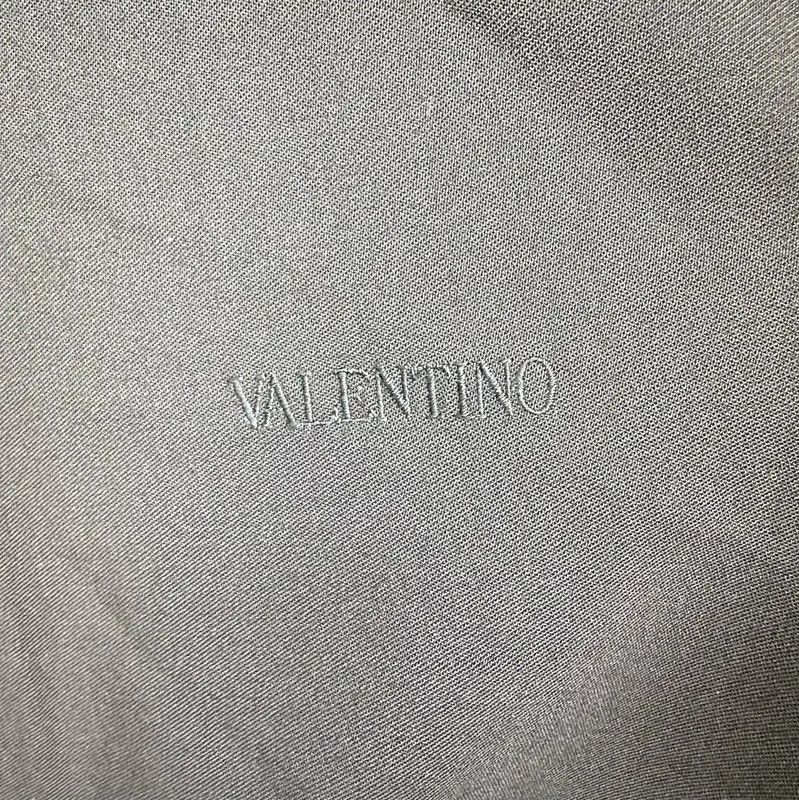 Valentino Valentino Long Sleeve Black Cotton Jacket 0089 Size US M / EU 48-50 / 2 - 3 Thumbnail