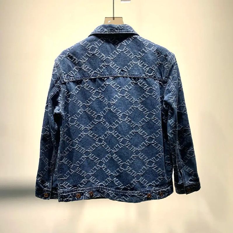 Valentino Valentino Blue Denim Jacket for Men 0089 Size US M / EU 48-50 / 2 - 7 Thumbnail
