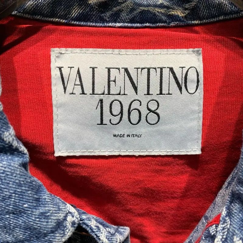 Valentino Valentino Blue Denim Jacket for Men 0089 Size US M / EU 48-50 / 2 - 2 Thumbnail