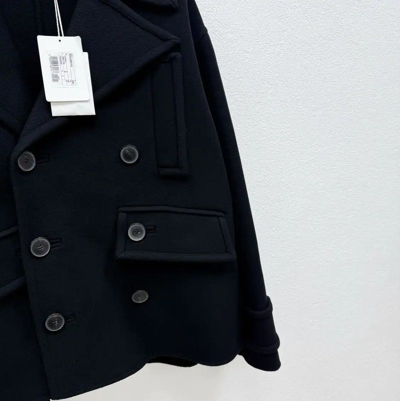Valentino Valentino Black Wool Long Sleeve Jacket 0089 Size US L / EU 52-54 / 3 - 3 Thumbnail