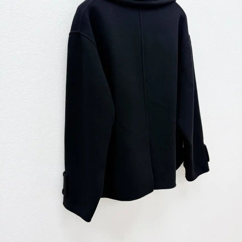 Valentino Valentino Black Wool Long Sleeve Jacket 0089 Size US L / EU 52-54 / 3 - 6 Thumbnail