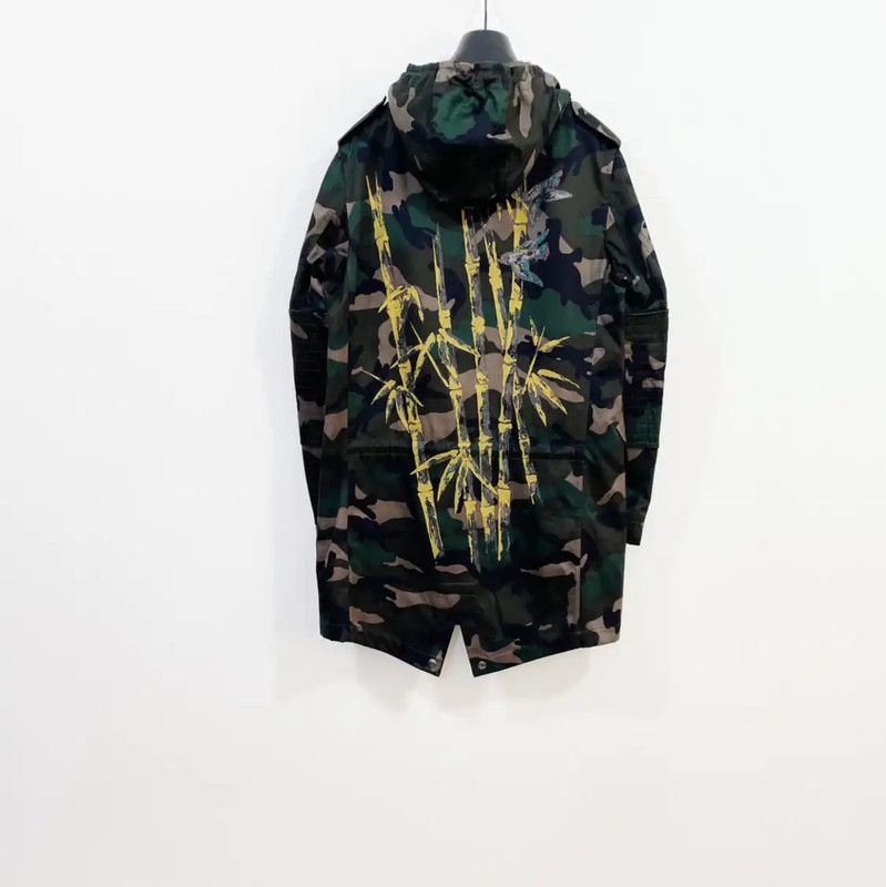 Valentino Valentino Military Green Long Coat for Men 0089 Size US M / EU 48-50 / 2 - 2 Thumbnail