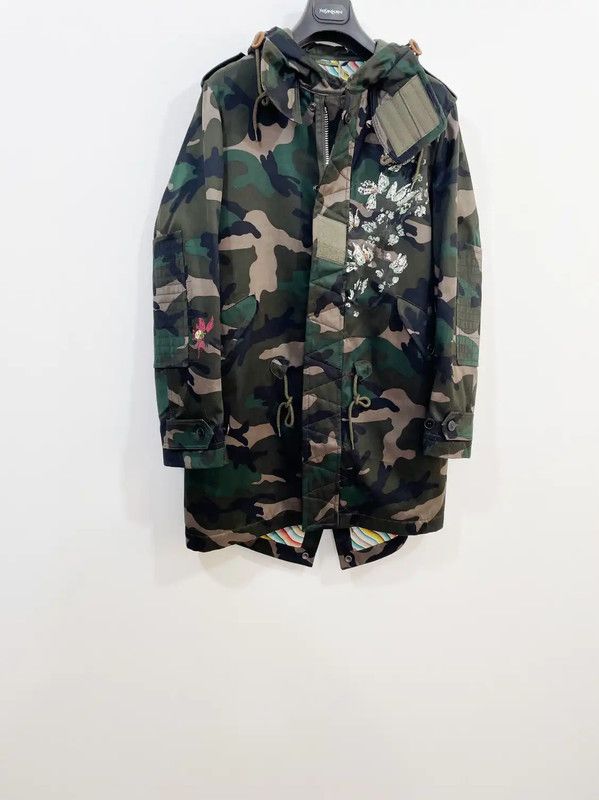 Valentino Valentino Military Green Long Coat for Men 0089 Size US M / EU 48-50 / 2 - 3 Thumbnail