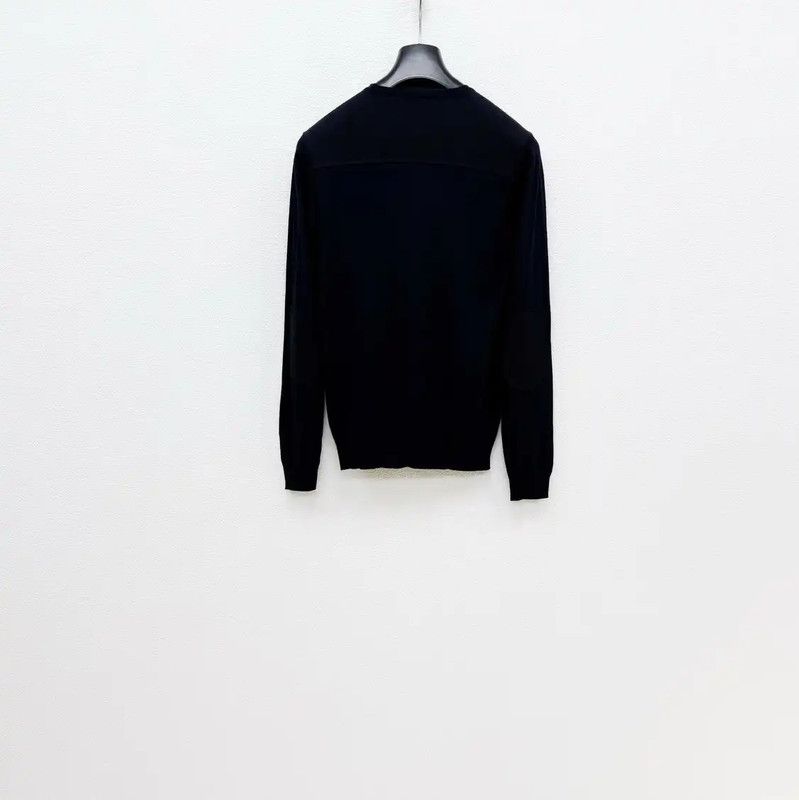 Lanvin Lanvin Black Wool Long Sleeve Pullover Sweater 0089 Size US XS / EU 42 / 0 - 3 Thumbnail