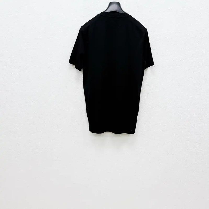 Lanvin Lanvin Men's Black Cotton Short Sleeve T-Shirt 0089 Size US L / EU 52-54 / 3 - 4 Thumbnail