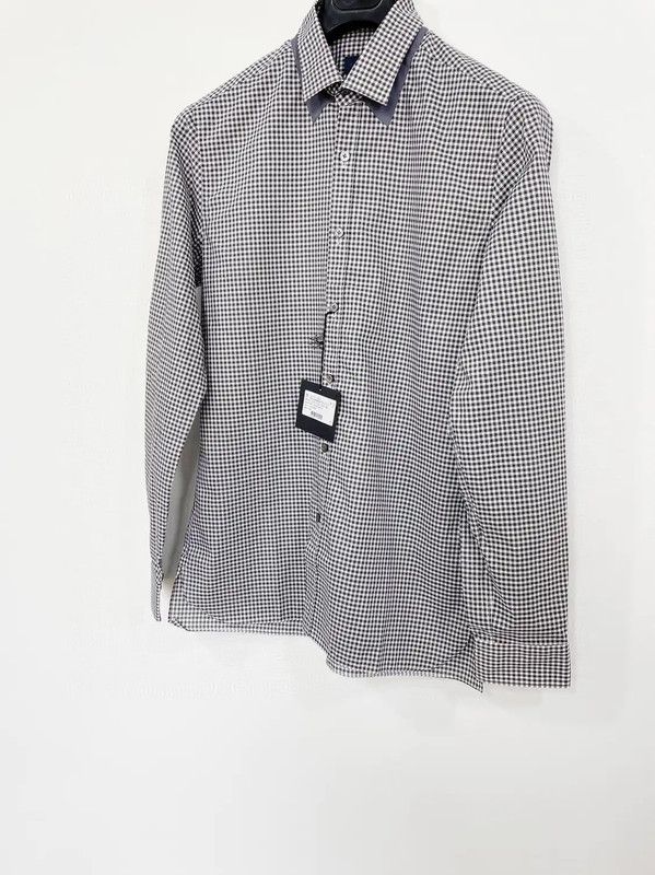 Lanvin Lanvin Gray Cotton Long Sleeve Shirt 0089 Size US S / EU 44-46 / 1 - 3 Thumbnail