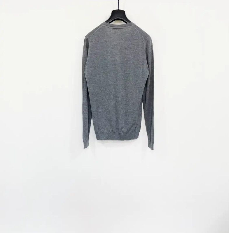 Lanvin Lanvin Gray Wool Men's Long Sleeve Sweater 0089 Size US XS / EU 42 / 0 - 2 Thumbnail