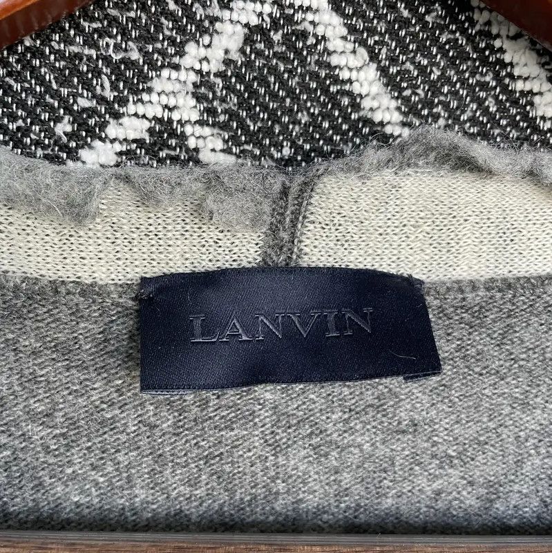 Lanvin Lanvin Men's Gray Cotton Cardigan for Spring 0089 Size US S / EU 44-46 / 1 - 4 Thumbnail