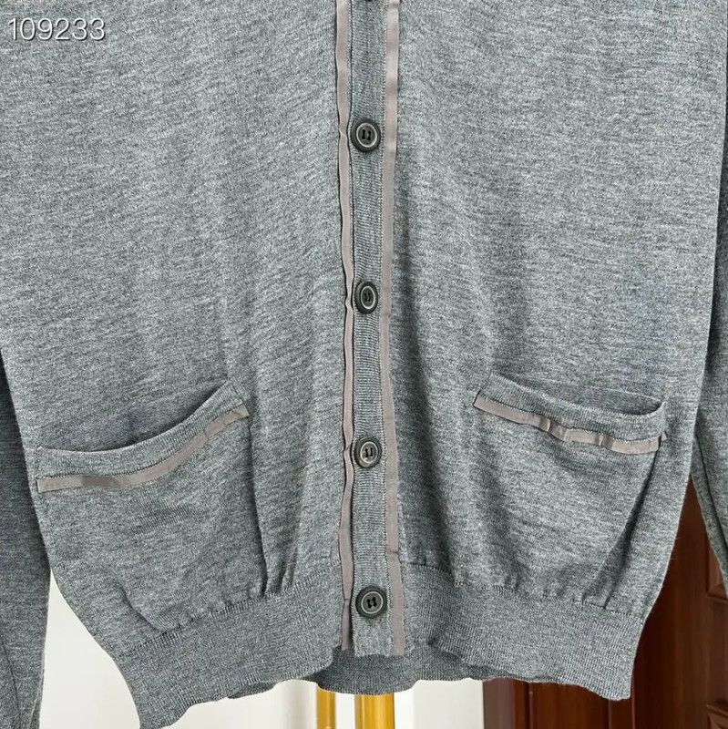 Lanvin Lanvin Gray Men's Wool Sweater 0089 Size US M / EU 48-50 / 2 - 3 Thumbnail