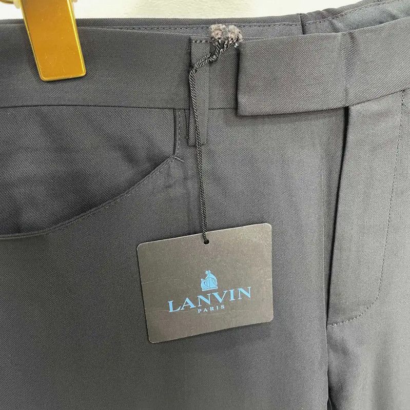 Lanvin Lanvin Men's Casual Pants in Deep Gray 0089 Size US 26 / EU 42 - 3 Thumbnail